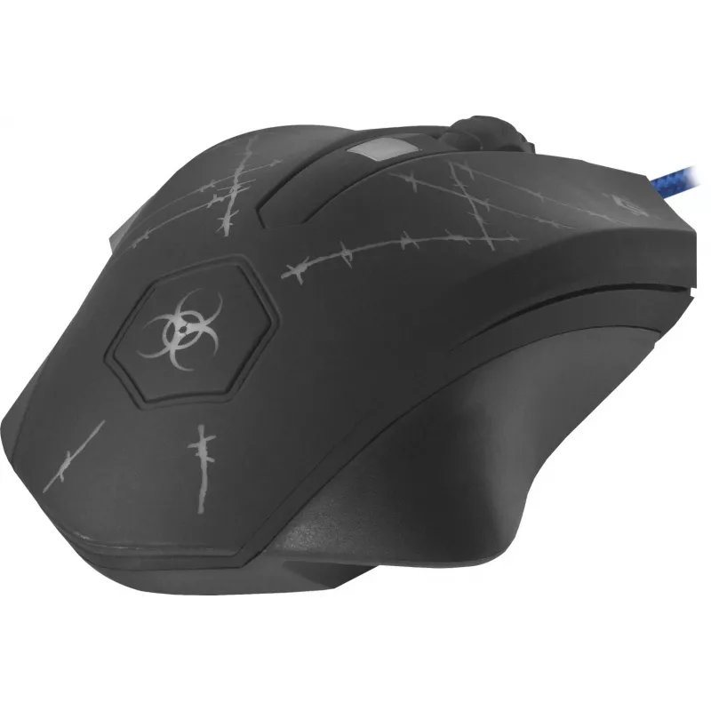 Mouse gaming Defender Forced GM-020L ambidestro USB Type-A ottico 3200 DPI