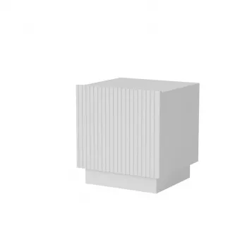 Comodino Cama 2 pz. LIVERTI 45x42x47 cm bianco MDF/truciolare