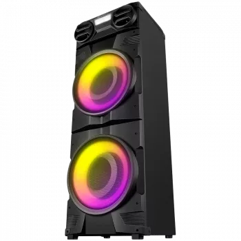 Altoparlante SVEN PS-1900, nero (1000W, TWS, Bluetooth, FM, USB, display LED, alimentazione a rete)