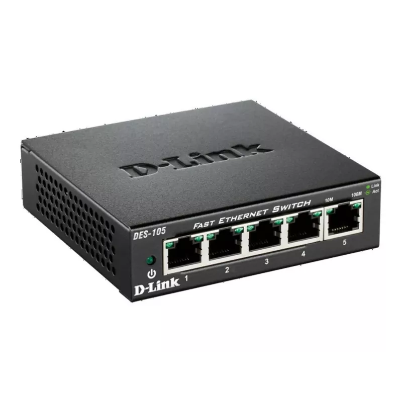 D-Link DES-105 unmanaged L2 nero