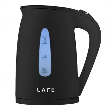 Bollitore elettrico LAFE 1,7 l 2200 W nero