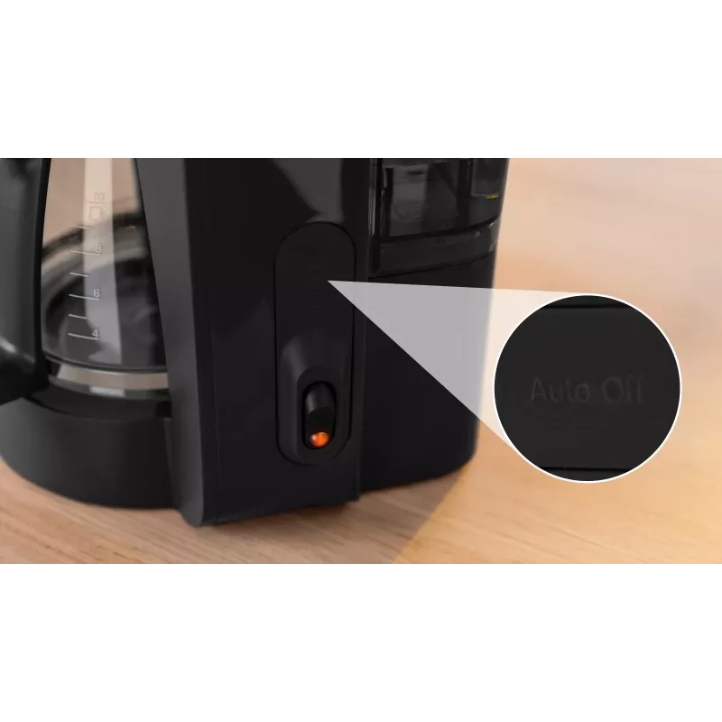 Macchina per caffè filtro Bosch TKA2M113, serbatoio acqua 1,25 l, 15 tazze, nero