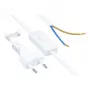 Cavo di alimentazione Euro connettore Euro Type-C (dritto) a estremità spelate, con interruttore, bianco, 0,75 mm², 1,5 m, Good Connections® (P0386-W015)