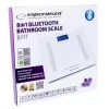 Esperanza EBS016W bilancia pesapersone quadrata bianca bilancia pesapersone elettronica