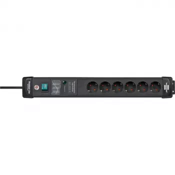 Prolunga elettrica Brennenstuhl 1951160401 3 m 6 uscite AC per interni nero