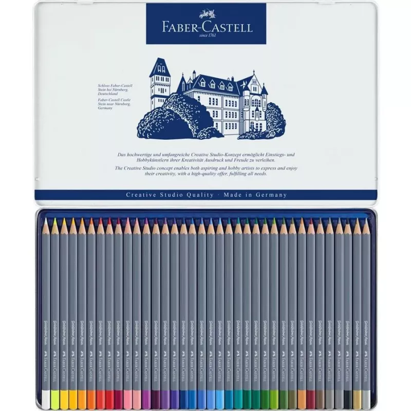 Matite colorate Faber-Castell Goldfaber Aqua 36 pezzi