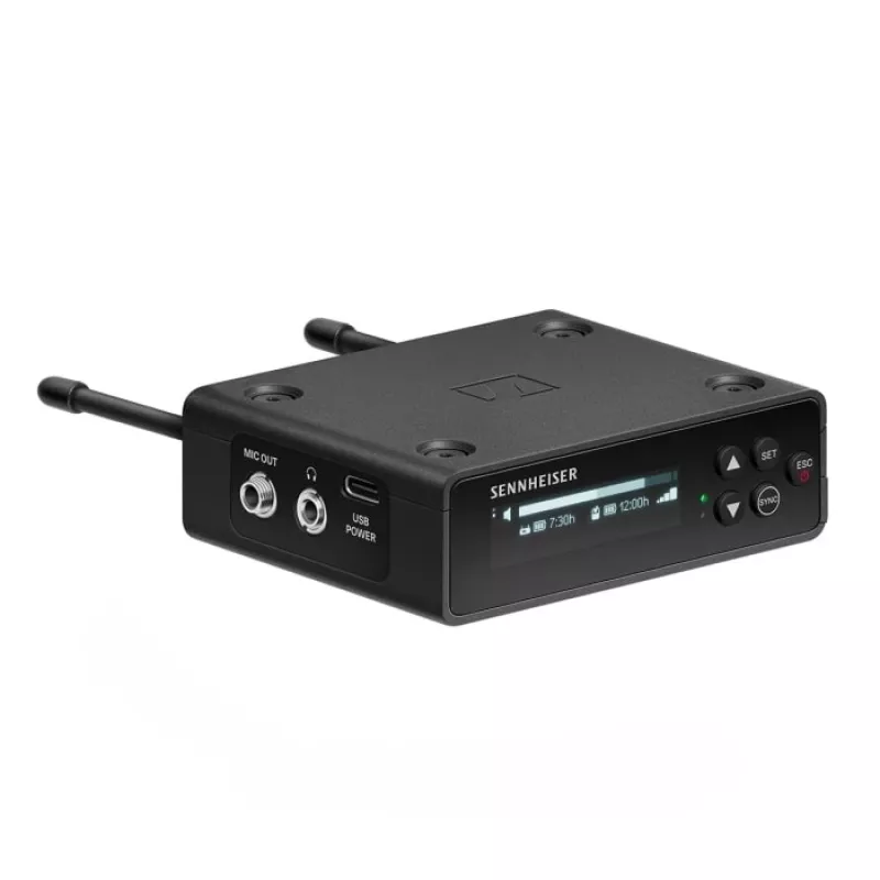 Sennheiser EW-DP ME 4 SET (R4-9) - set per videocamera con trasmettitore miniaturizzato e microfono ME 4 (direzionale), 552-608 MHz