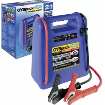 Avviatore GYS PACK 400 12V 480A — avviatore portatile 12 V, 480 A corrente di spunto