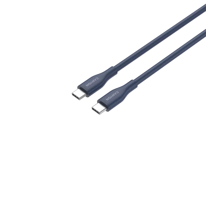 CANYON cavo CC60SC10 C-C 60W 1m silicone blu scuro