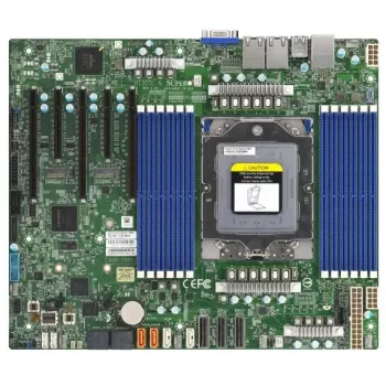 Supermicro - Scheda madre MBD-H13SSL-N-B, AMD, Socket SP5, AMD EPYC 9004, Socket SP5, DDR5-SDRAM, max 3 TB DDR5 DIMM SATA 6 GB/s grafica USB 3.1 USB 3.0 USB 3.0 RJ-45 VGA PCI-Express