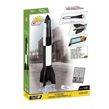 Set da costruzione COBI V2 razzo 560 pezzi Seconda guerra mondiale