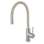 Rubinetto da cucina FERRO Zorba BZR4PSS finitura acciaio inox, monocomando, montaggio a parete