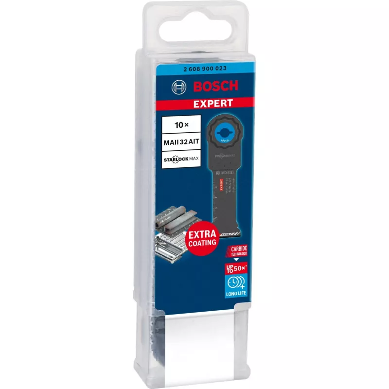 Bosch Expert MetalMax MAII 32 AIT lame per taglio a tuffo, 32 mm, 10 pz., 2608900023