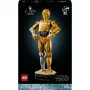 LEGO figura da costruire Star Wars C-3PO modello 75398 — 1.138 pezzi, pezzo da collezione da esposizione 380 mm