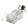 Connettore maschio RJ45 GEMBIRD CAT7 8P8C placcato oro 15µ FTP/SFTP, confezione da 100