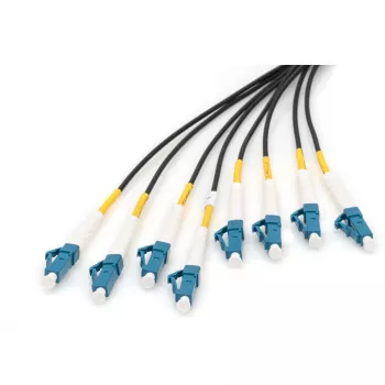 Cavo breakout universale in fibra ottica preassemblato DIGITUS, monomodale OS2, 8 fibre, LC/UPC - LC/UPC