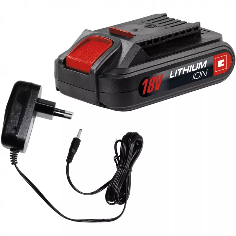 Trapano avvitatore a pistola Einhell TC-CD 18-2 Li, mandrino autoserrante, batteria ricaricabile 1,5 Ah