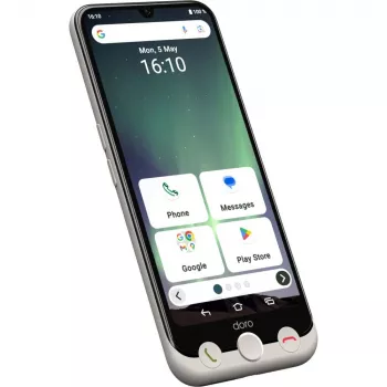 Smartphone Doro Aurora A30 6.1 pollici 6GB 128GB bianco