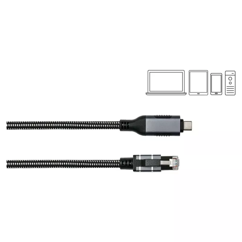 Good Connections cavo Ethernet USB-C RJ45, antracite, 5,0 m