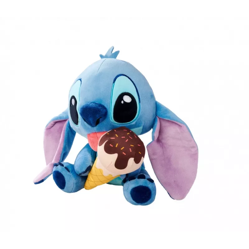 Peluche SIMBA Mascotte Stitch Gelato 25 cm, personaggio originale morbido