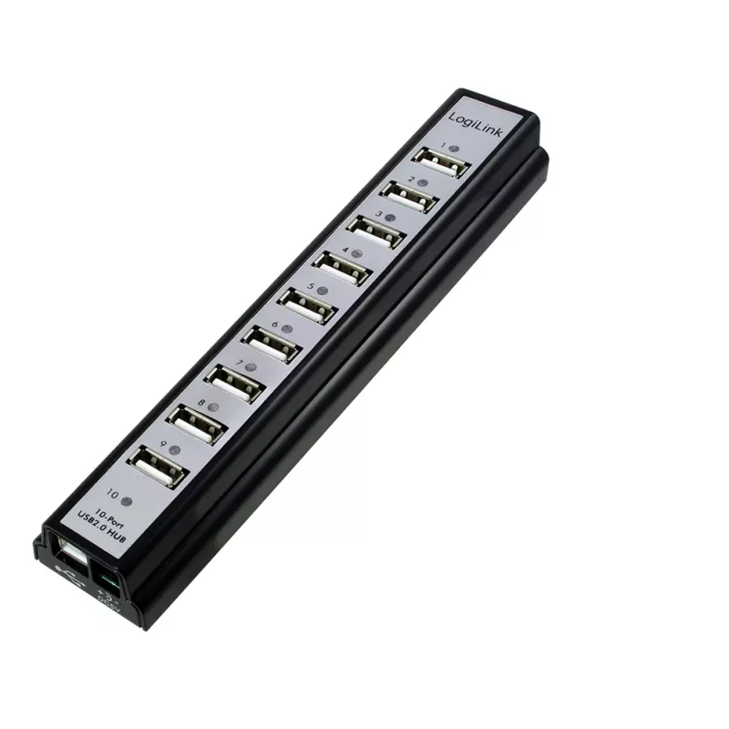 LogiLink UA0096 Hub USB 480 Mbit/s nero