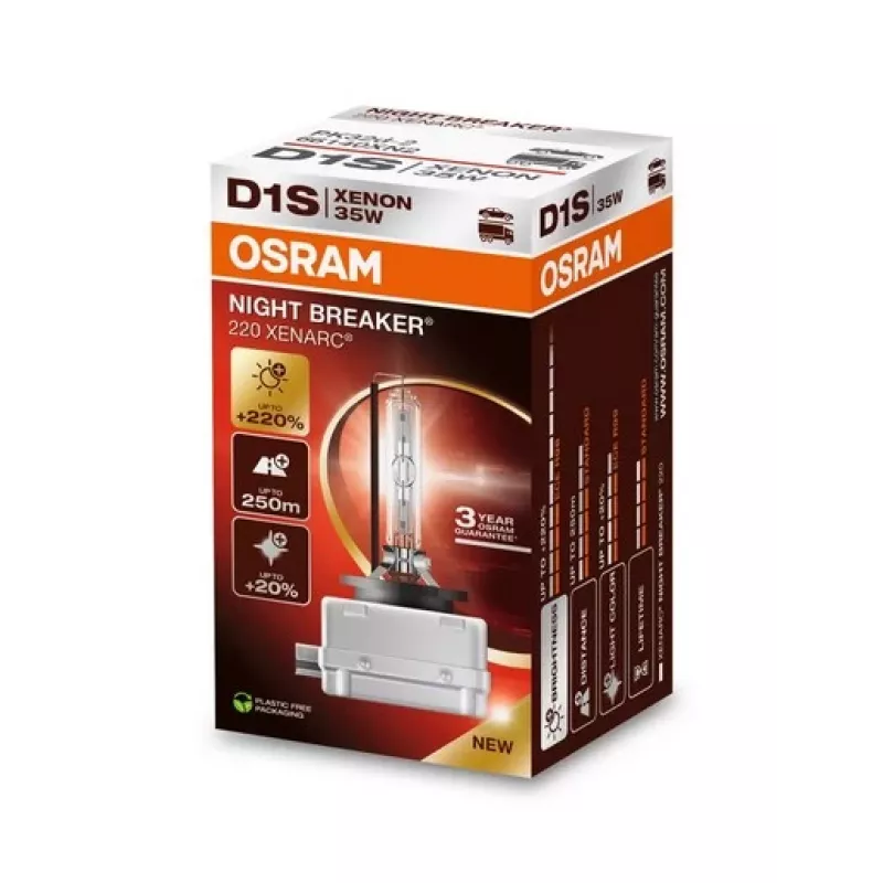 OSRAM D1S XENARC NIGHT BREAKER 220 - 3 anni di garanzia