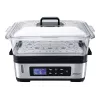 STEBA DG 2 cuocivapore (1200 Watt, acciaio inox / nero) (05.22.00)