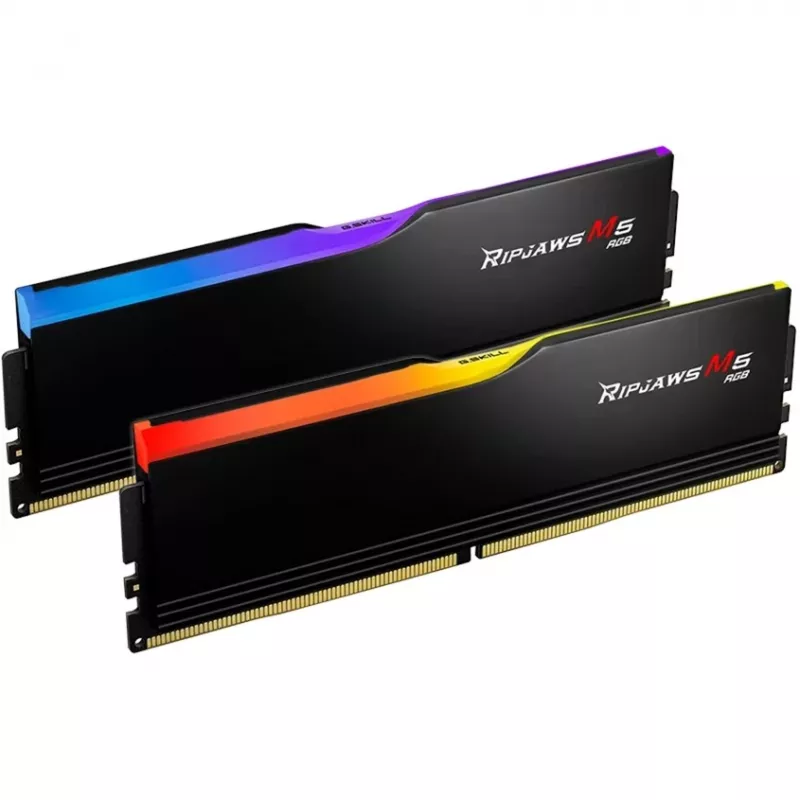 DIMM 32 GB DDR5-6000, memoria RAM nero, F5-6000J2836G16GX2-RM5RK, Ripjaws M5 RGB, INTEL XMP