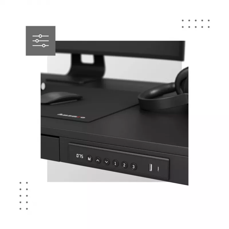 Scrivania elettrica MA-Leader 8.2 nero