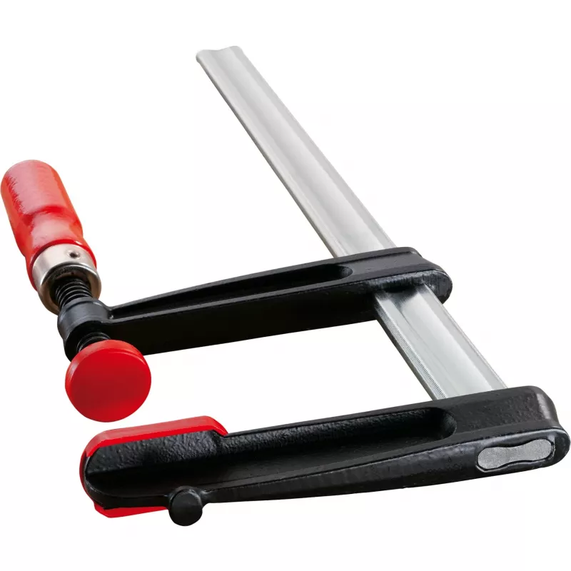 Morsetto a vite F Bessey TPN20B6BE – apertura 20 cm, corpo in alluminio, componenti nere e rosse