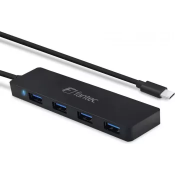 Hub USB FANTEC UMP-4U31-C con 4x porte USB-A 3.0 e connessione USB-C