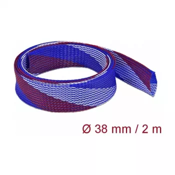 Guaina per cavo DeLOCK 20756 blu rosso bianco