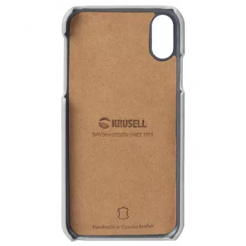 Cover Krusell Sunne iPhone XR Vintage grigio