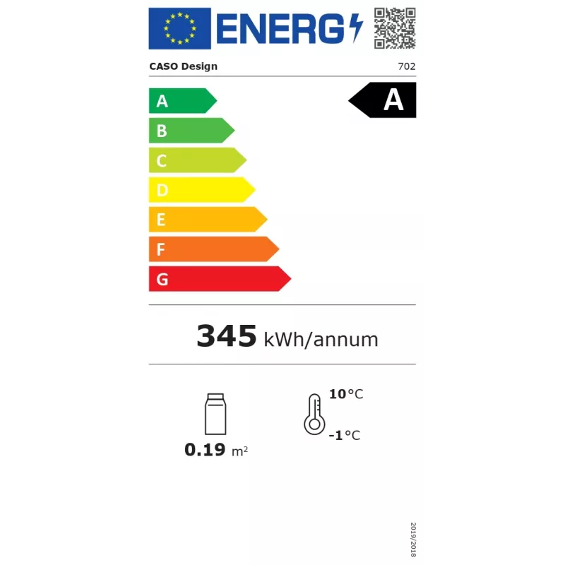 Caso | Barbecue Cooler | S-R | classe di efficienza energetica A | a libera installazione | nero