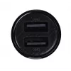 Caricabatterie da auto Baseus Gain Pro universale nero – 2× USB 2.0, 2,4 A per porta, ingresso 12–24 V, uscita 5 V