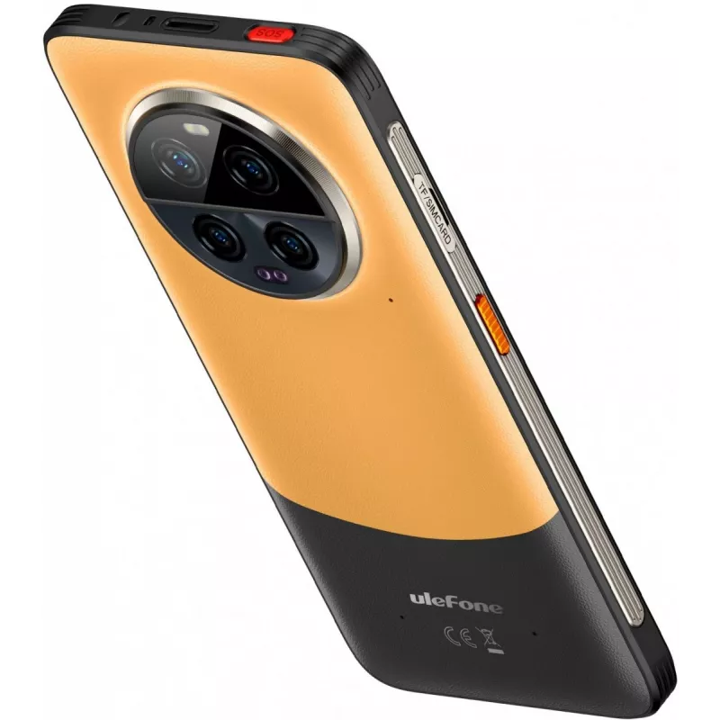 Smartphone rugged UleFone Armor 23 Ultra 5G – 12 GB RAM, 512 GB di memoria, arancione