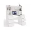 Set scrivania KUBA + elemento di estensione, bianco