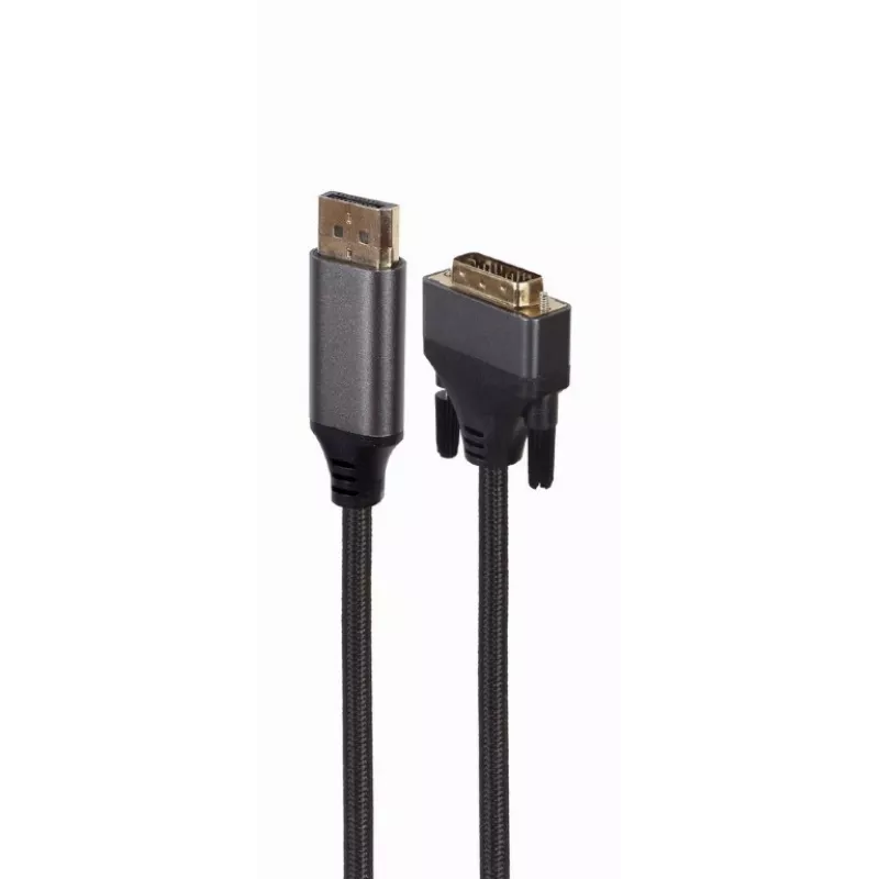 Adattatore cavo video Gembird CC-DPM-DVIM-4K-6 – DisplayPort a DVI, 1,8 m, 4K, nero