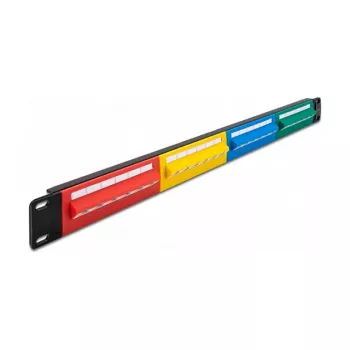 Patch Panel DeLOCK 19 pollici 24 porte Cat.5e 1HE colorato RJ-45
