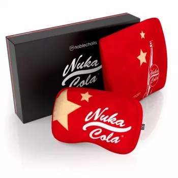 noblechairs Memory Foam Pillow Set - Fallout Nuka-Cola Edition (confezione aperta)