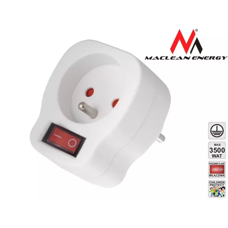 Presa MACLEAN presa AC MCE13 con interruttore