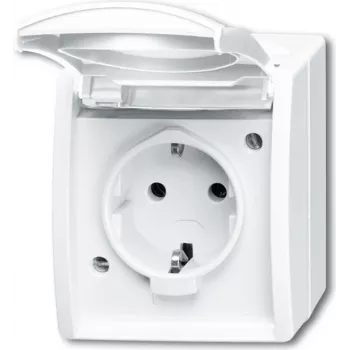 Busch Jaeger 2083-0-0831 presa CEE 7/3 bianco (2083-0-0831)