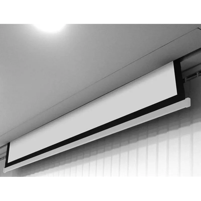Avtek Video Electric 300P 1EVE54 schermo per proiezione motorizzato, 4:3, area visibile 290 x 217,5 cm, montaggio a soffitto/parete, bianco opaco