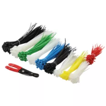 Fascette LogiLink KAB0019 nylon nero blu verde rosso bianco