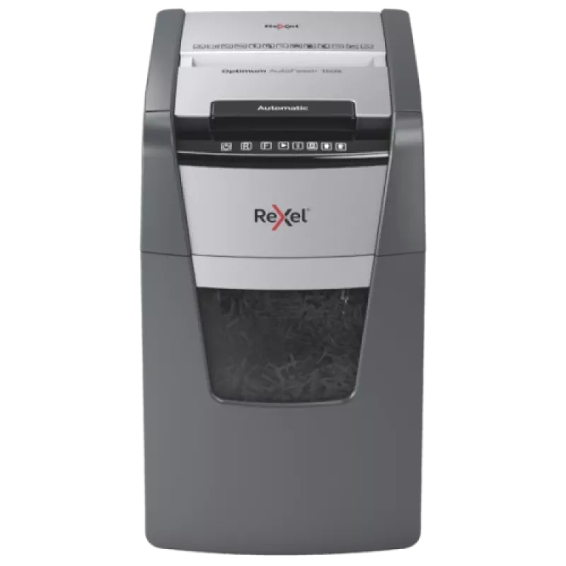 Distruggidocumenti automatico Rexel Optimum AutoFeed+ 150X con taglio a particelle P4