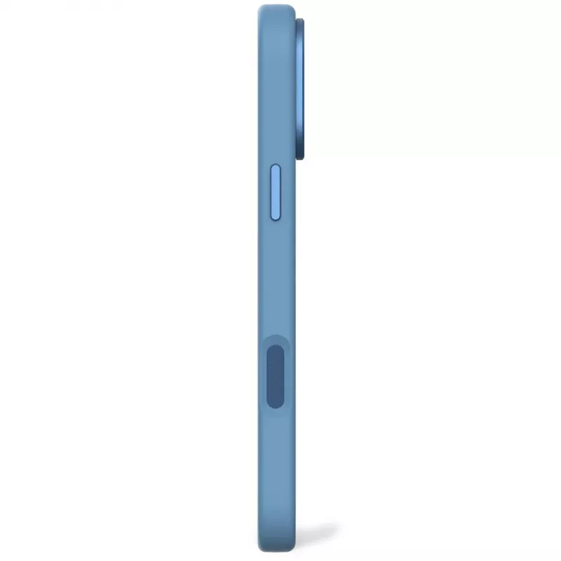 Decoded D25IPO16PMBCS9AE AntiMicrobial cover posteriore in silicone per iPhone 16 Pro Max, azzurra