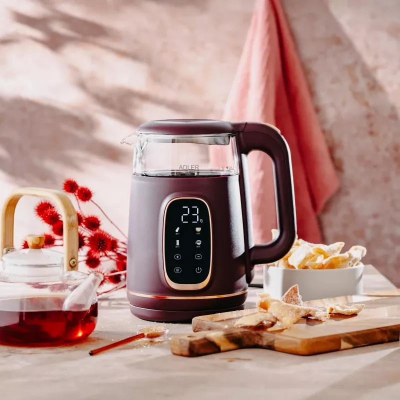 ADLER AD 1305 bollitore color bordeaux