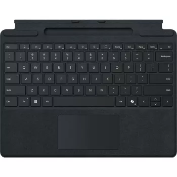 Tastiera Microsoft Surface Pro QWERTZ tedesca con alloggiamento per penna nero