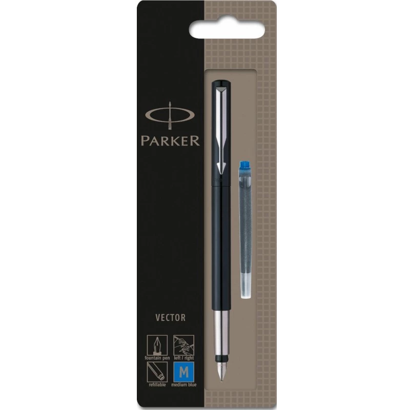 Penna stilografica Parker Vector nero