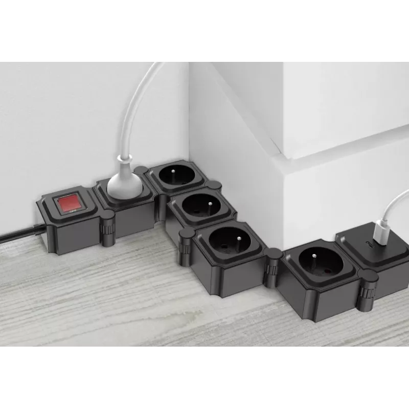 Ciabatta TB Energy Power Strip 1,5 m — cavo 1,5 m, più prese